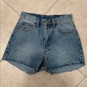 brandy melville jean shorts